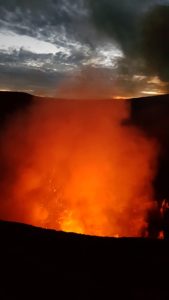 volcano spreading red lava tanna vanuatu