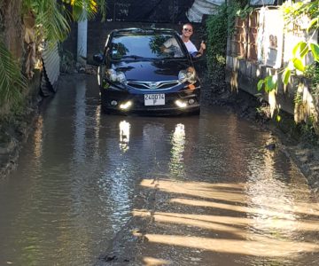 flooded streets mahina tahiti