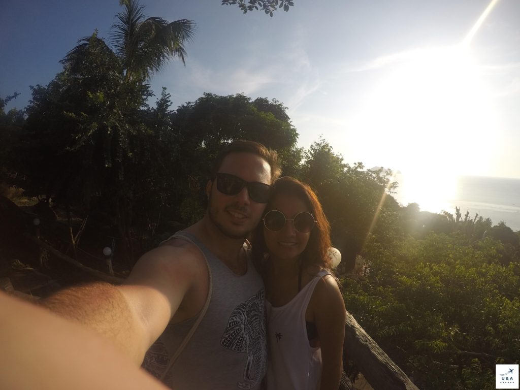 sunset selfie koh phangan