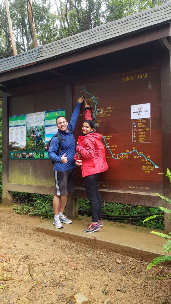 mount kinabalu path