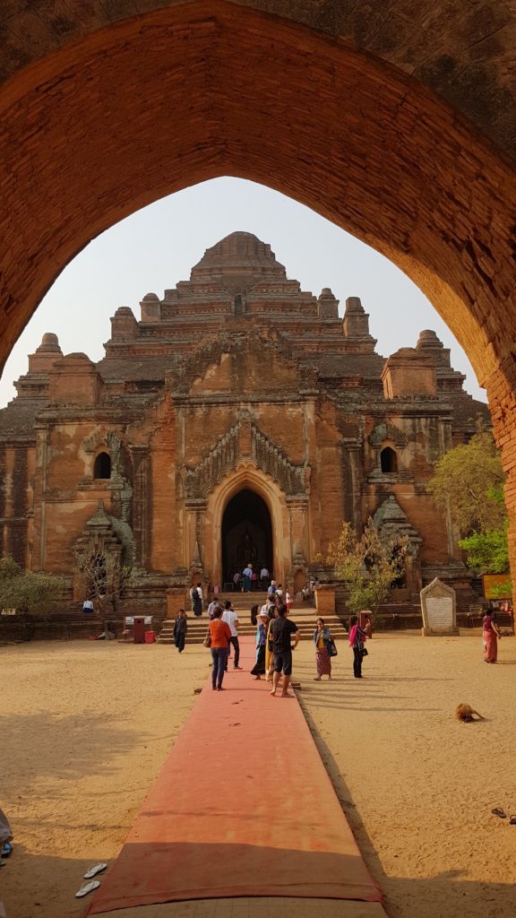 Temple entry in Bagan