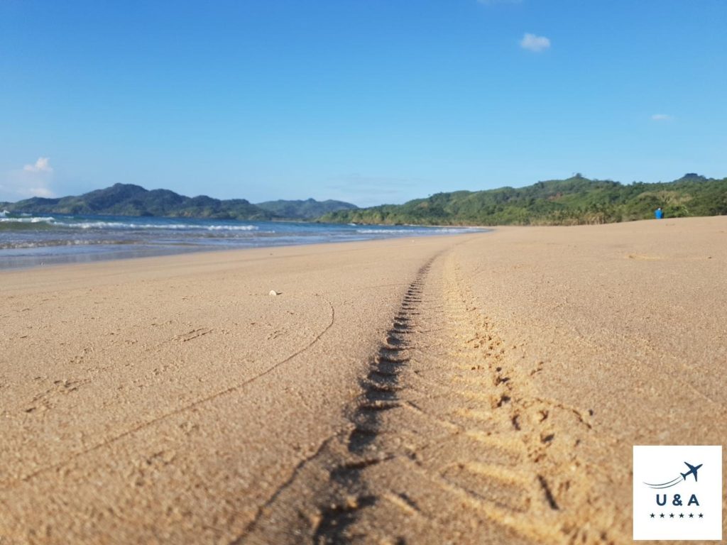 bike at the beach el nido palawan philippines