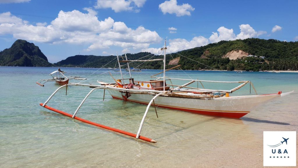 fisher boat el nido palawan philippines