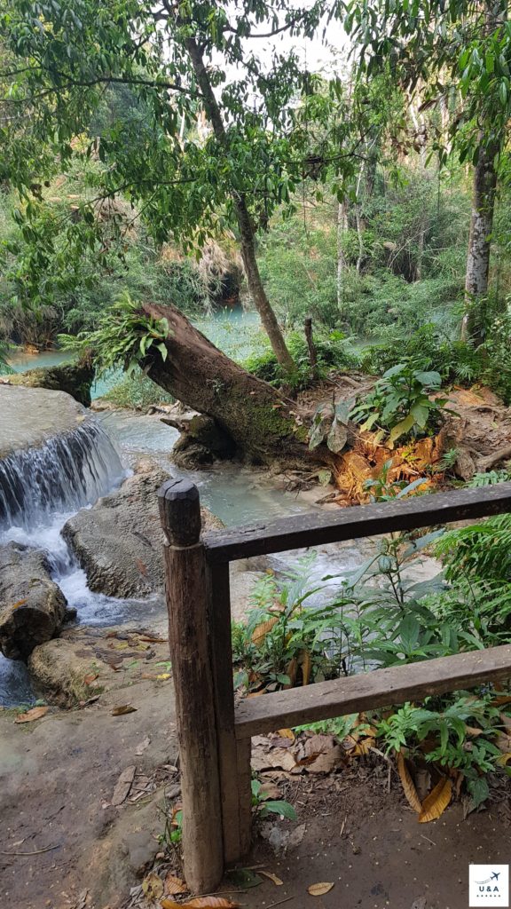 kuang si waterfalls luang prabang laos