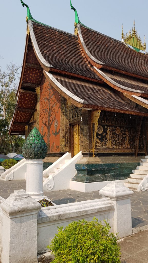 temple in luang prabang laos