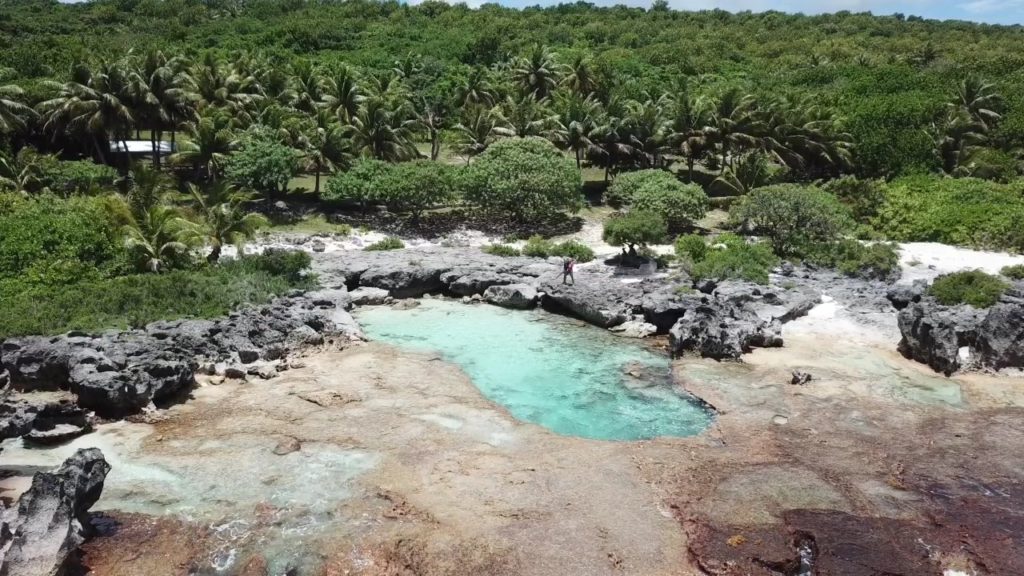 drone selfie swimming hole rota