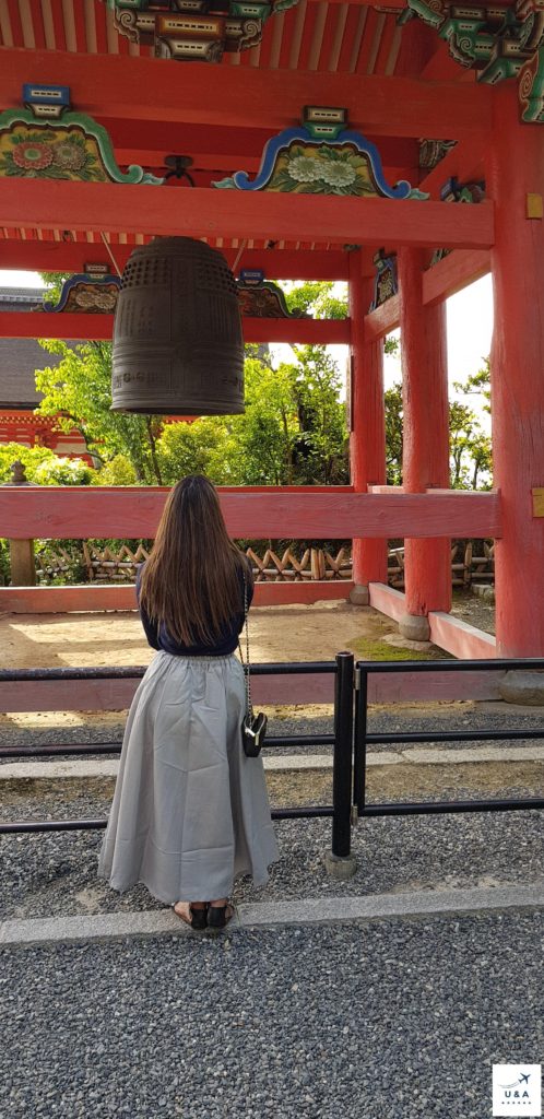 bell selfie kyoto japan