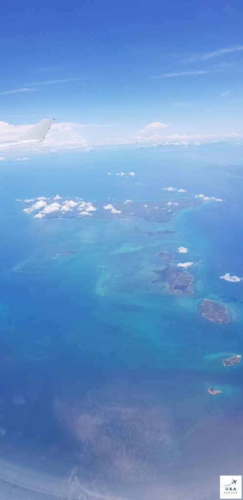 plane view mariana island