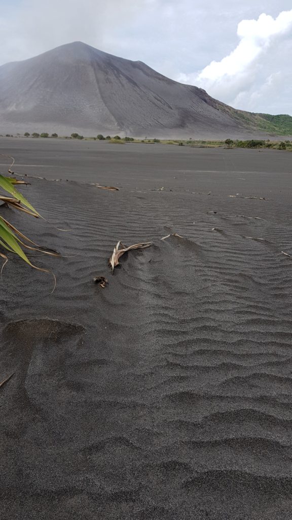 volcano sand mount yasur tanna vanuatu