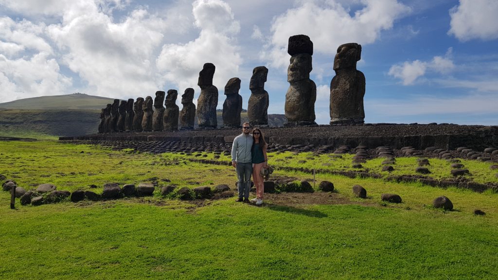 Ahu Tongariki selfie