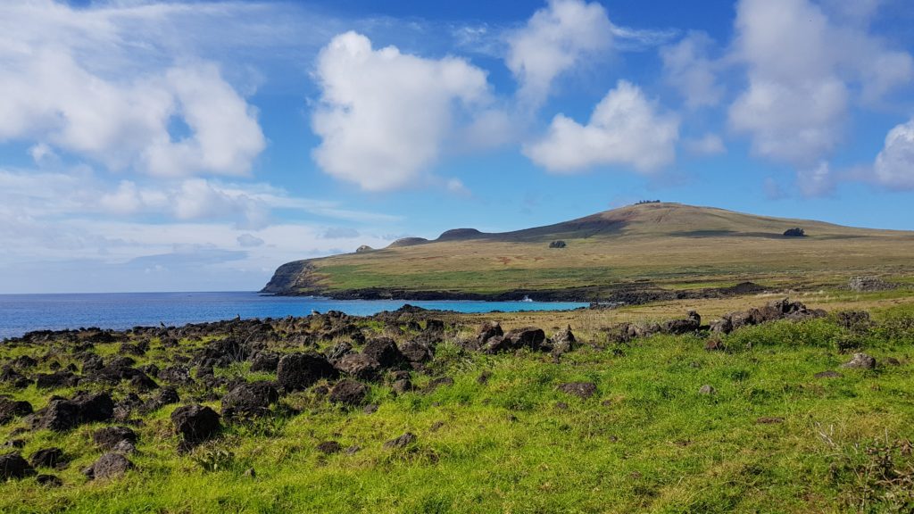 wide coastal plane easter island