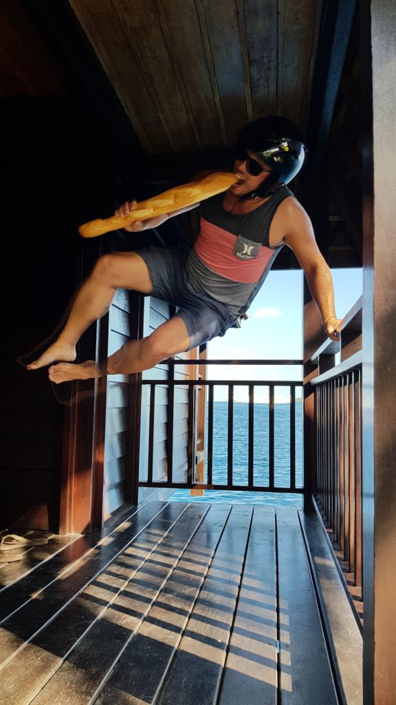 french baguette jump bora bora