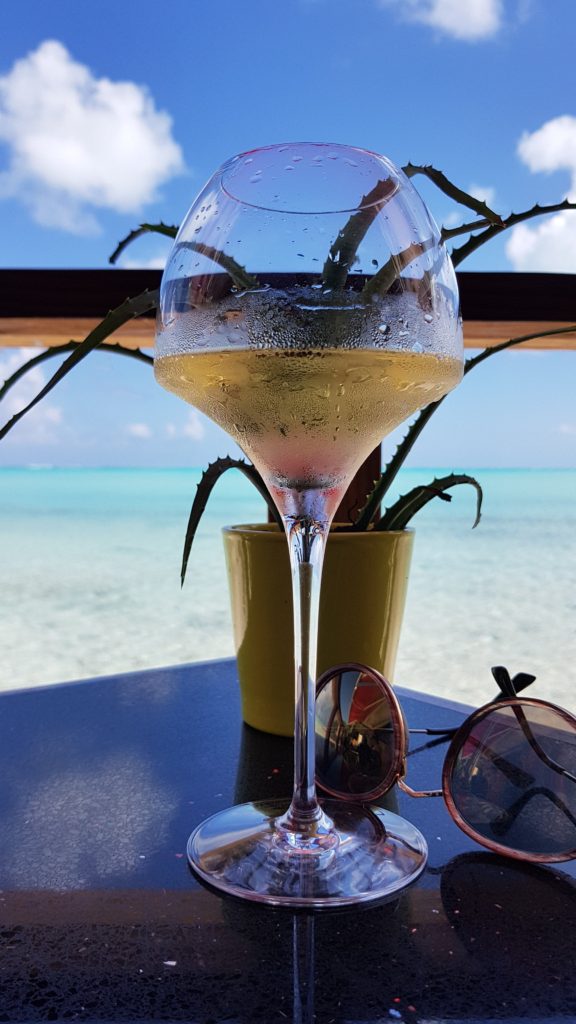 wine glass bora bora